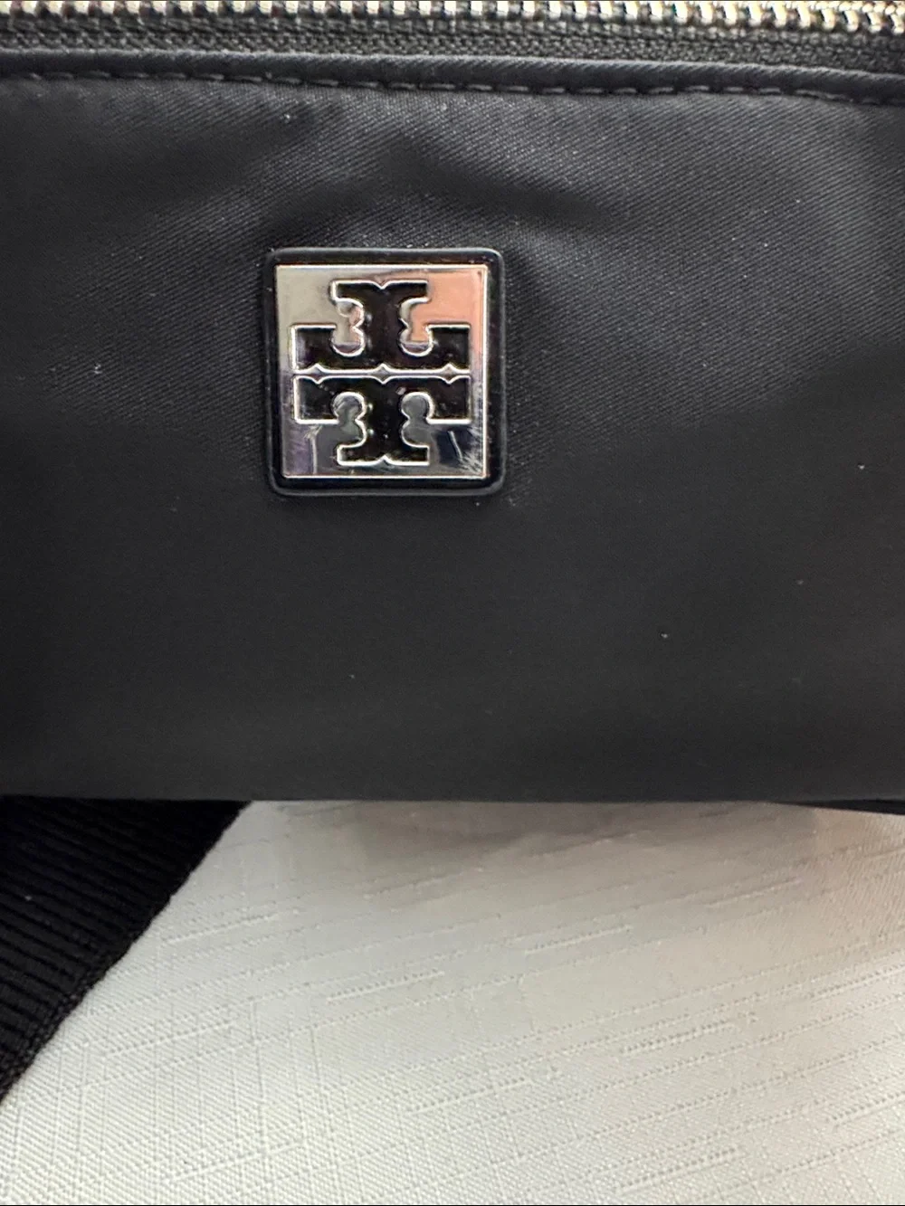 Tory Burch Black Nylon Virginia Crossbody